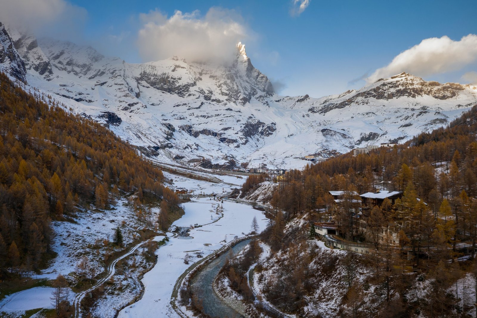 hunza valley in winter